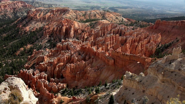 布莱斯峡谷的hoodoo视频素材