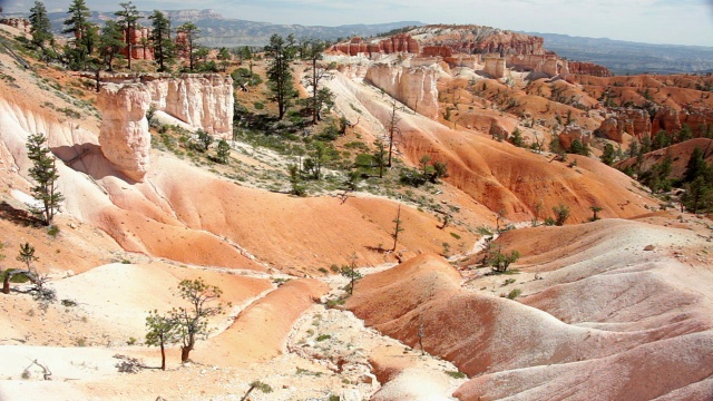 布莱斯峡谷的hoodoo视频素材