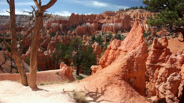 布莱斯峡谷的hoodoo视频素材