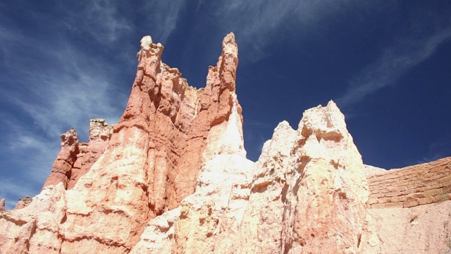 布莱斯峡谷的hoodoo视频素材