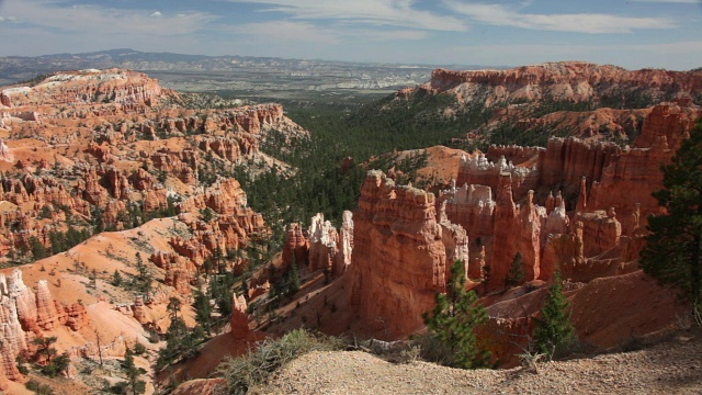 布莱斯峡谷的hoodoo视频素材