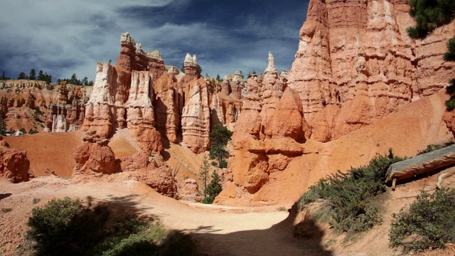 布莱斯峡谷的hoodoo视频素材