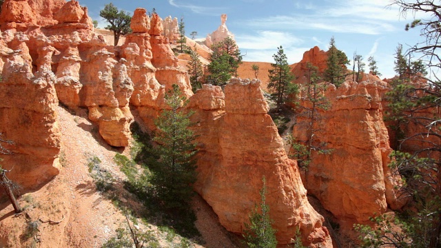 布莱斯峡谷的hoodoo视频素材