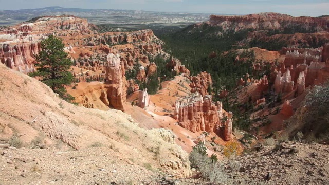 布莱斯峡谷的hoodoo视频素材