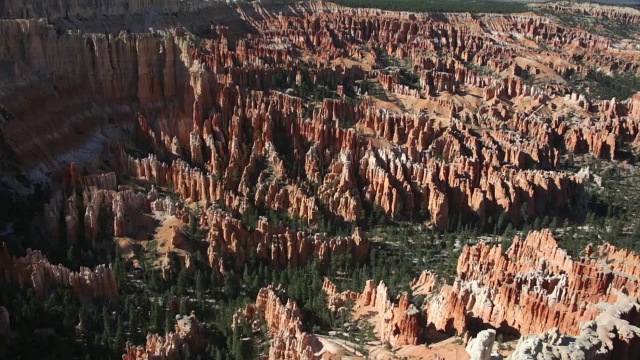 布莱斯峡谷的hoodoo视频素材