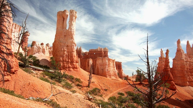 布莱斯峡谷的hoodoo视频素材