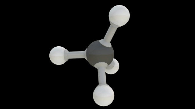 甲烷分子视频素材