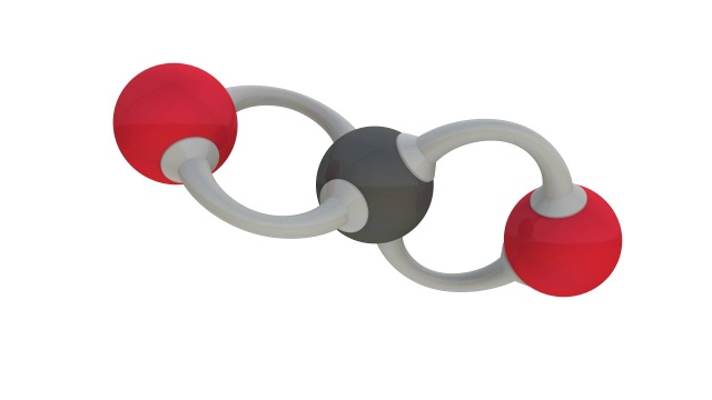 二氧化碳分子视频素材