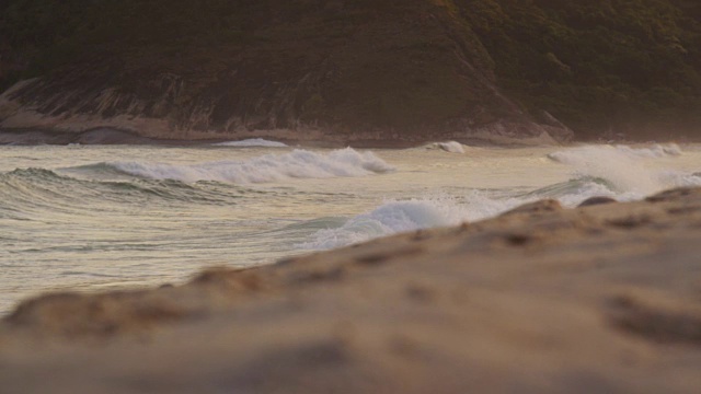 里约热内卢里约热内卢的Barra da Tijuca海滩视频素材