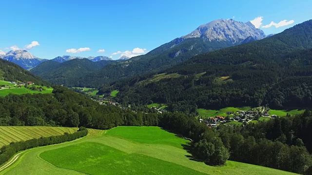 贝希特斯加德纳土地和瓦茨曼山视频素材