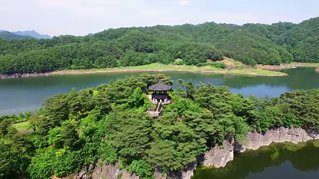 布索达马克亭景区鸟瞰图(著名景点)视频素材