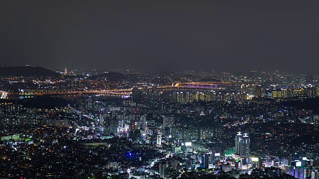 汉城夜景视频素材