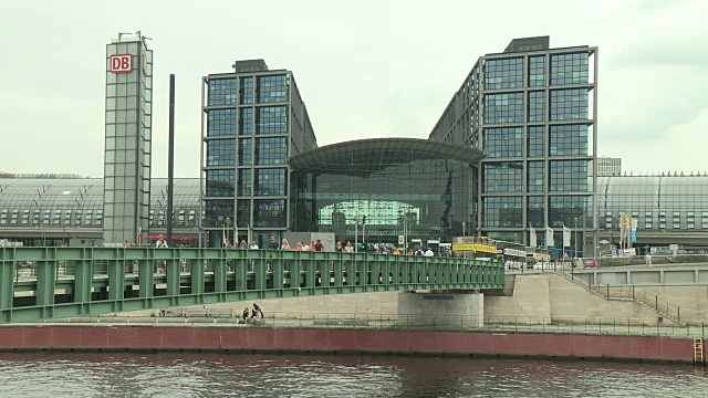 Hauptbahnhof,柏林视频素材