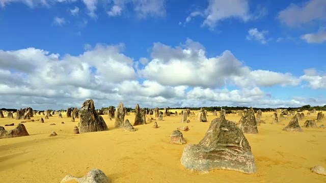 4K时间流逝:西澳大利亚的尖峰沙漠视频素材