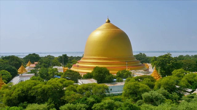 康格慕都寺鸟瞰图视频素材