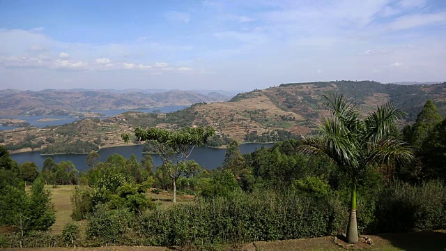 湖Bunyonyi、乌干达视频素材