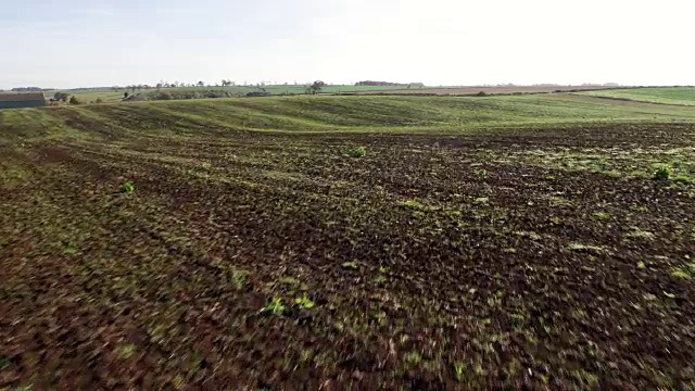 农村空中视频素材