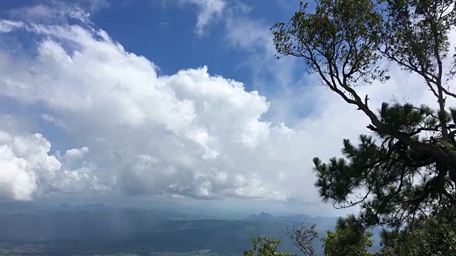 美丽的云景和蓝天视频素材