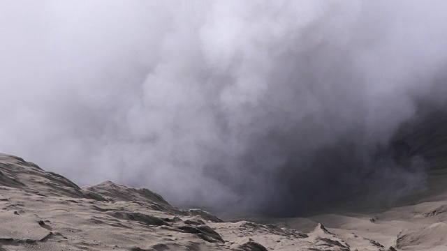 印度尼西亚东爪哇的布罗莫火山。视频素材