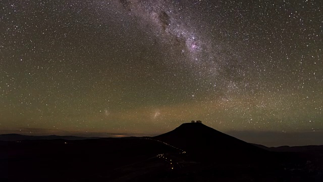 阿塔卡马沙漠的星空视频素材