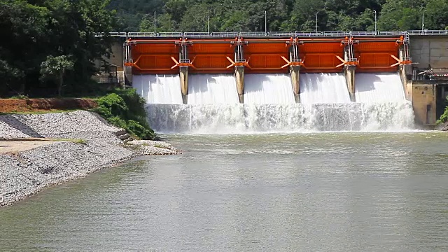 大坝在山视频素材