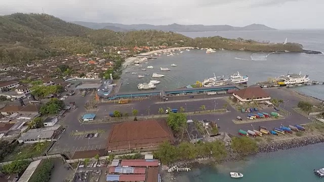 巴厘岛巴台湾渡轮视频素材