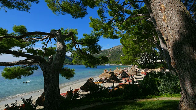 Cala Pi de la Posada, Formentor，马略卡岛视频素材