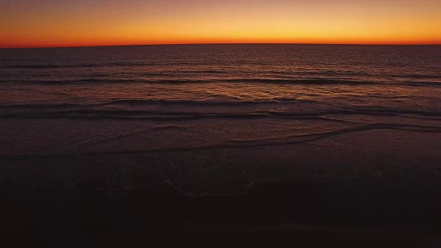 海滩鸟瞰图视频素材