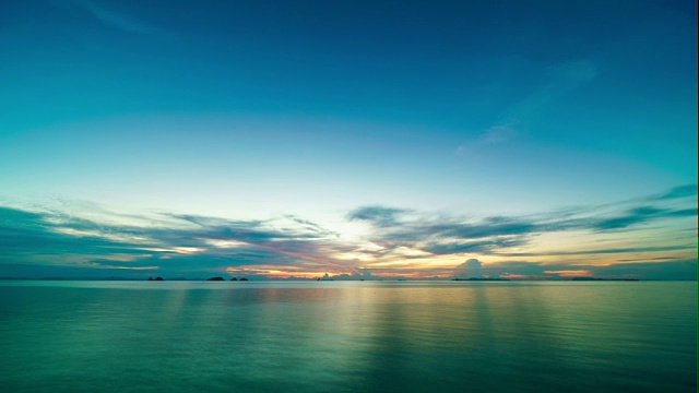 海上日落视频素材