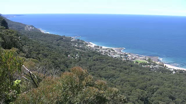 澳大利亚沿着大西洋海岸向北看视频素材