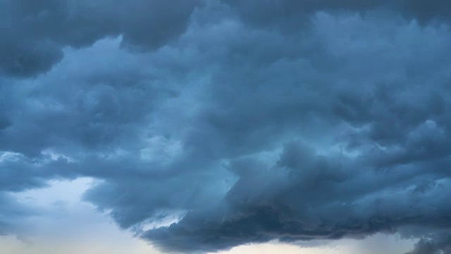 雨云间隔拍摄视频素材