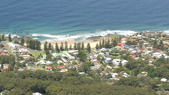 澳大利亚定居沿海靠近卧龙岗潘视频素材