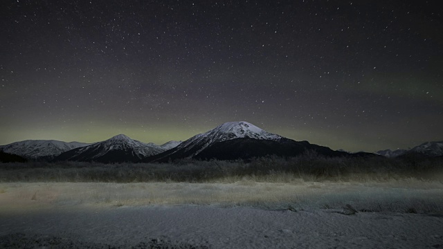 位于阿拉斯加山脉的丘格克州立公园。视频素材