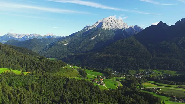 贝希特斯加德纳土地和瓦茨曼山视频素材