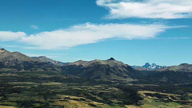 智利的乡村山地景观视频素材