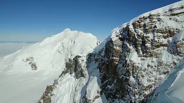 雄伟的雪山在智利视频素材