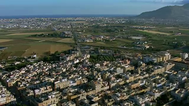 西西里岛特拉帕尼的城市景观视频素材