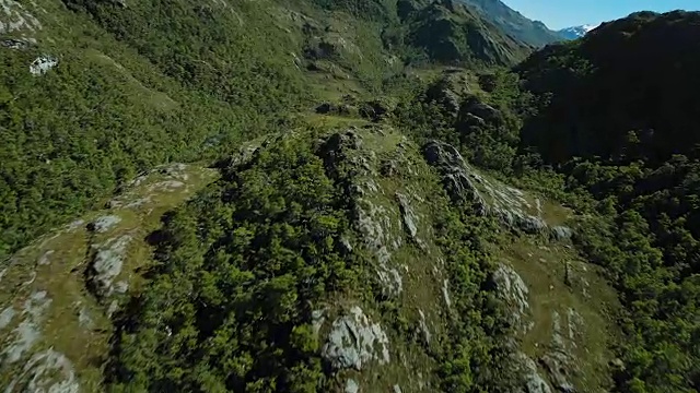 智利巴塔哥尼亚的偏远山谷视频素材