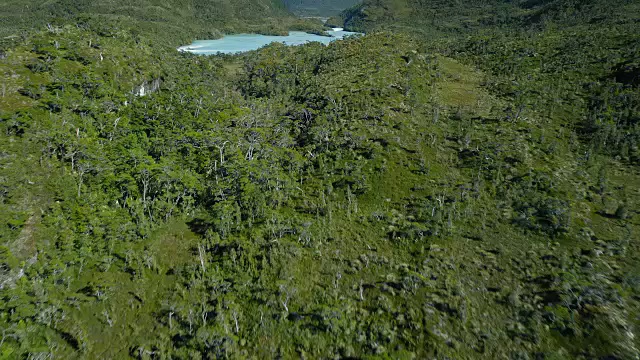 智利巴塔哥尼亚的冰川湖视频素材