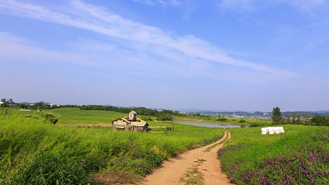 安城农场与农家乐(韩国著名农场)的风景视频素材