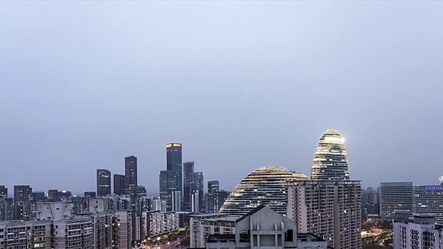 北京望京soho日日夜夜时光流逝视频素材