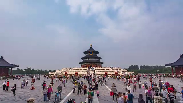 T/L WS LA ZI Temple of heaven /北京，中国视频素材