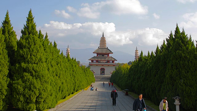 崇盛寺在大理，云南，中国视频素材