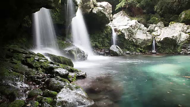 Donnaeko valley(热门旅游景点)在济州岛视频素材