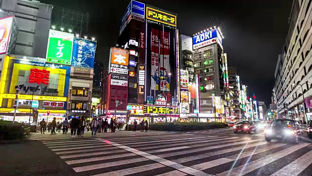 间隔拍摄池袋区视频素材