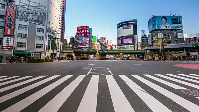 涉谷区的交通状况视频下载