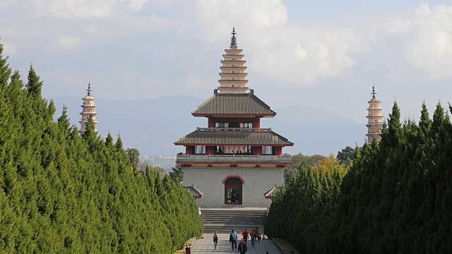 崇盛寺在大理，云南，中国视频素材