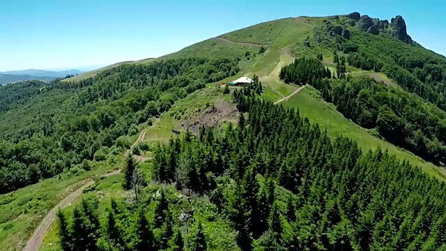 健康的生活方式在山上视频素材