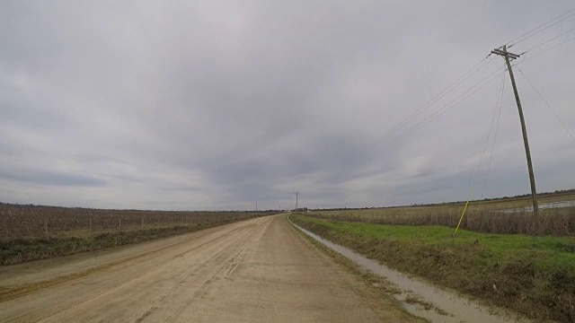 驾驶/工艺板乡村道路视频素材