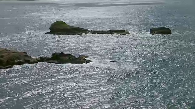 多米尼加海岸的小岛屿视频素材